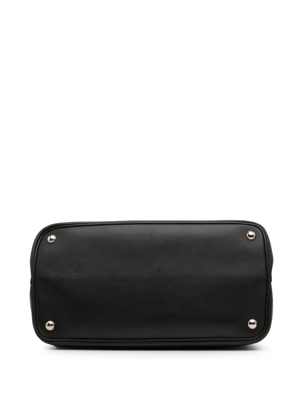 Pre-owned Prada 2000-2024 Large City Calf Double Flap Satchel
