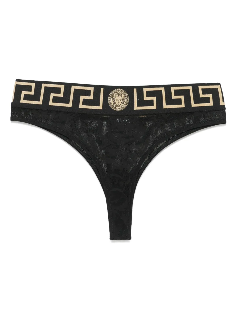 Versace tanga Greca Border | negro | Image 1