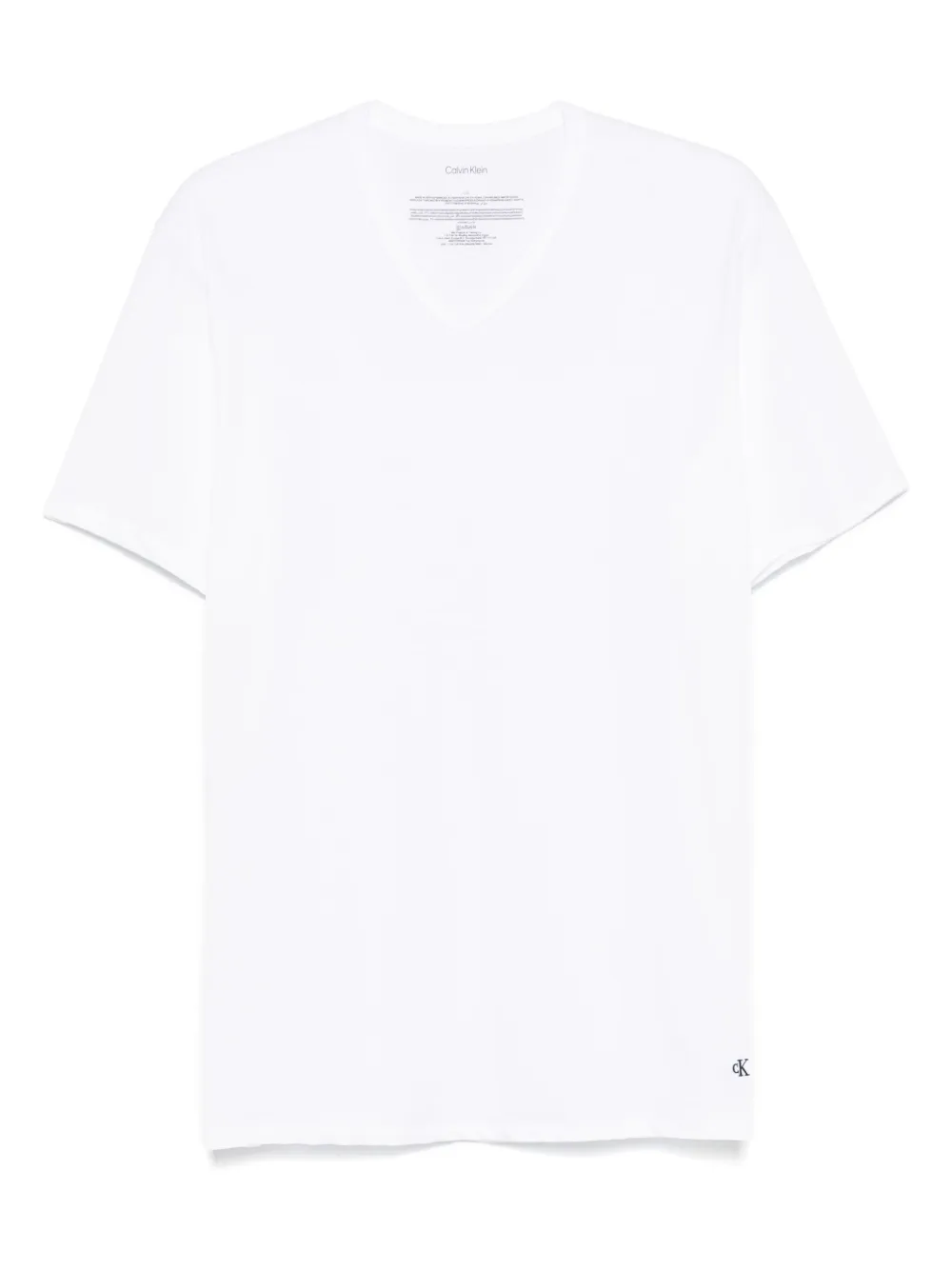 Shop Calvin Klein Logo-embroidered Lounge T-shirts (pack Of Three)