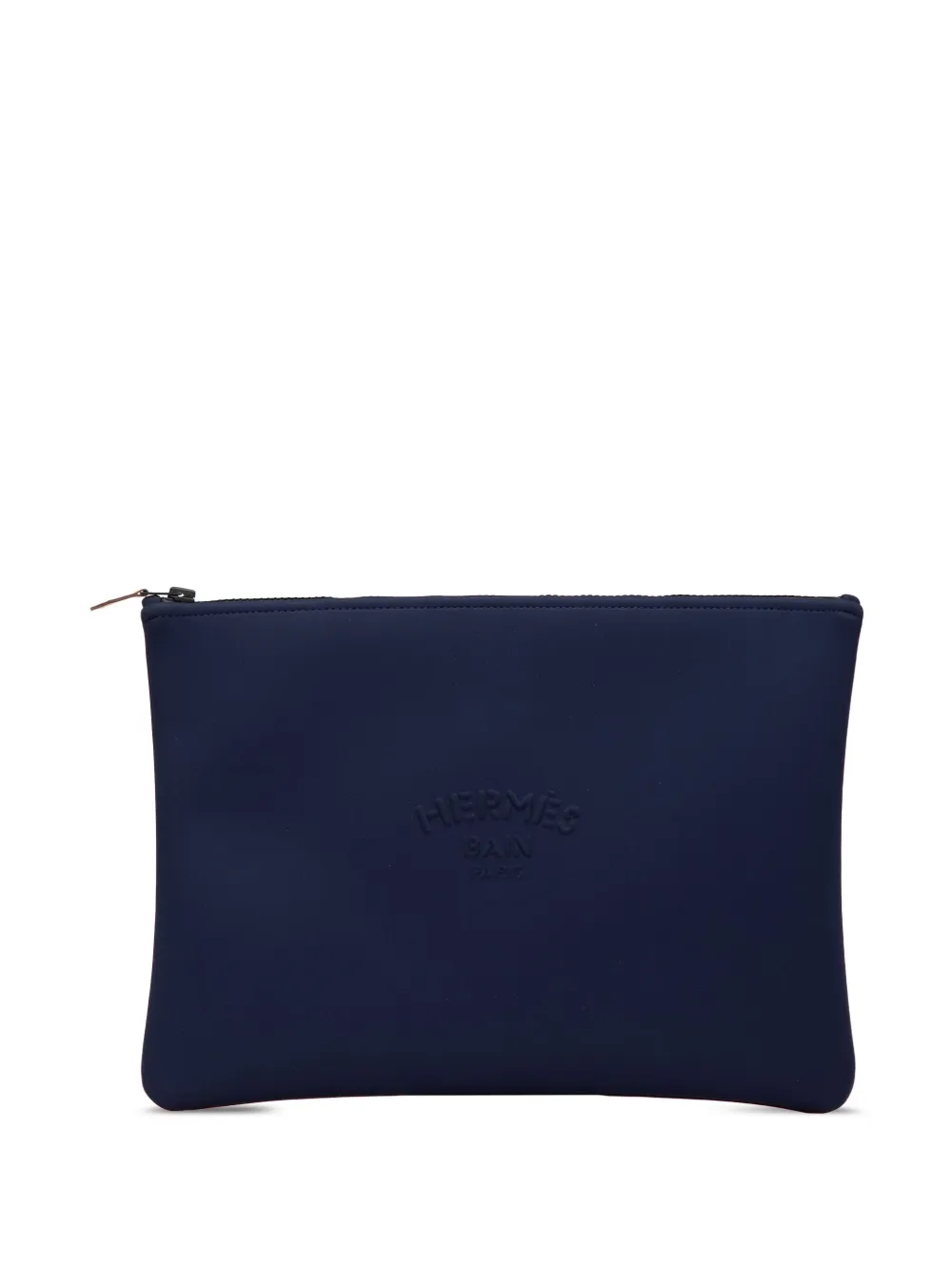 Hermès Pre-Owned 2020-2025 Large Neoprene Neobain Case clutch bag | Blue | Image 1