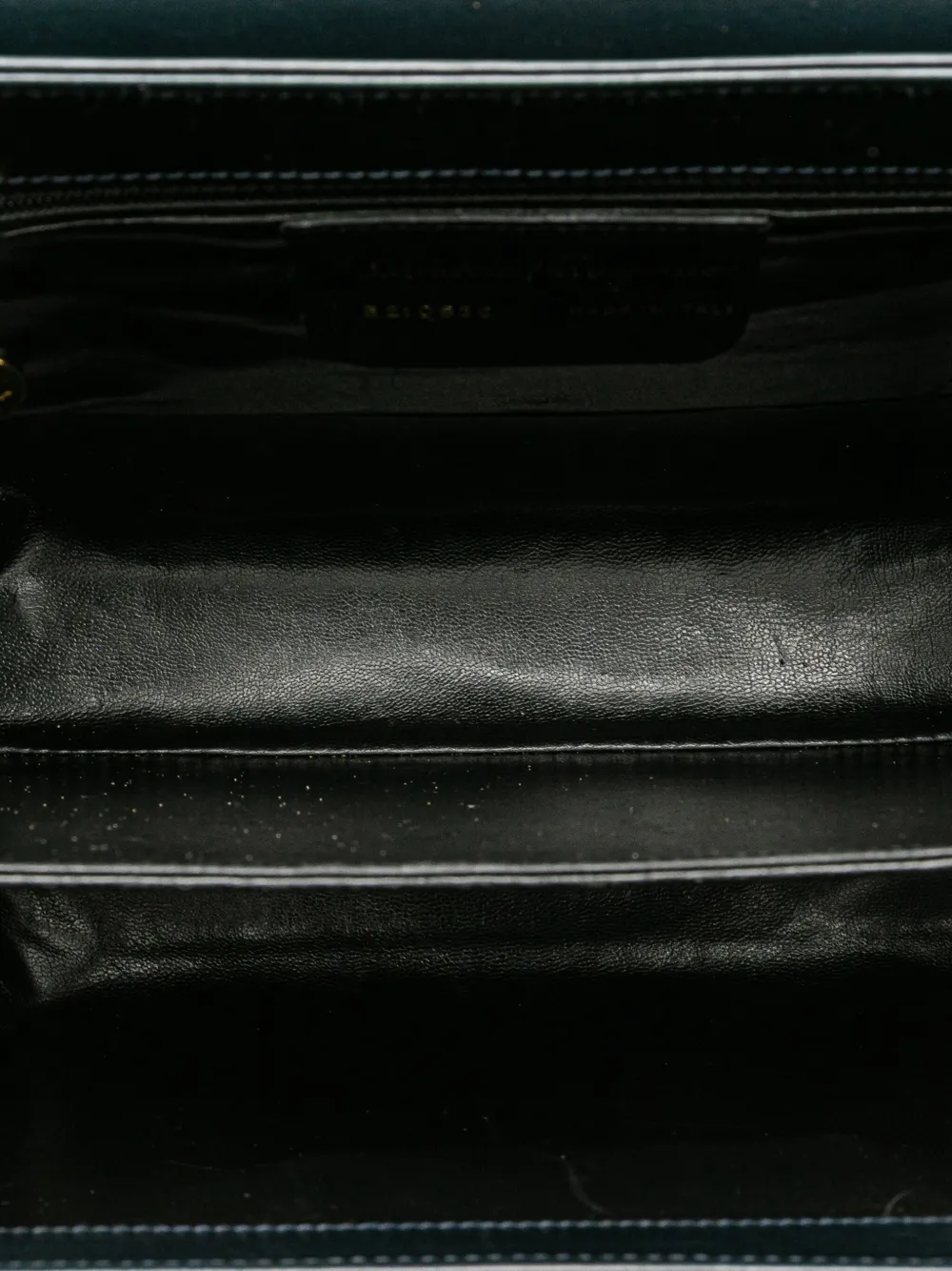 Pre-owned Ferragamo 2000-2024 Leather Gancini Satchel