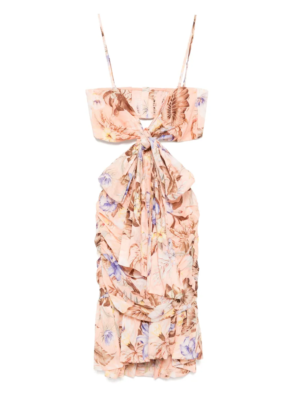 Zimmermann Coco Bow Front Mini Dress
