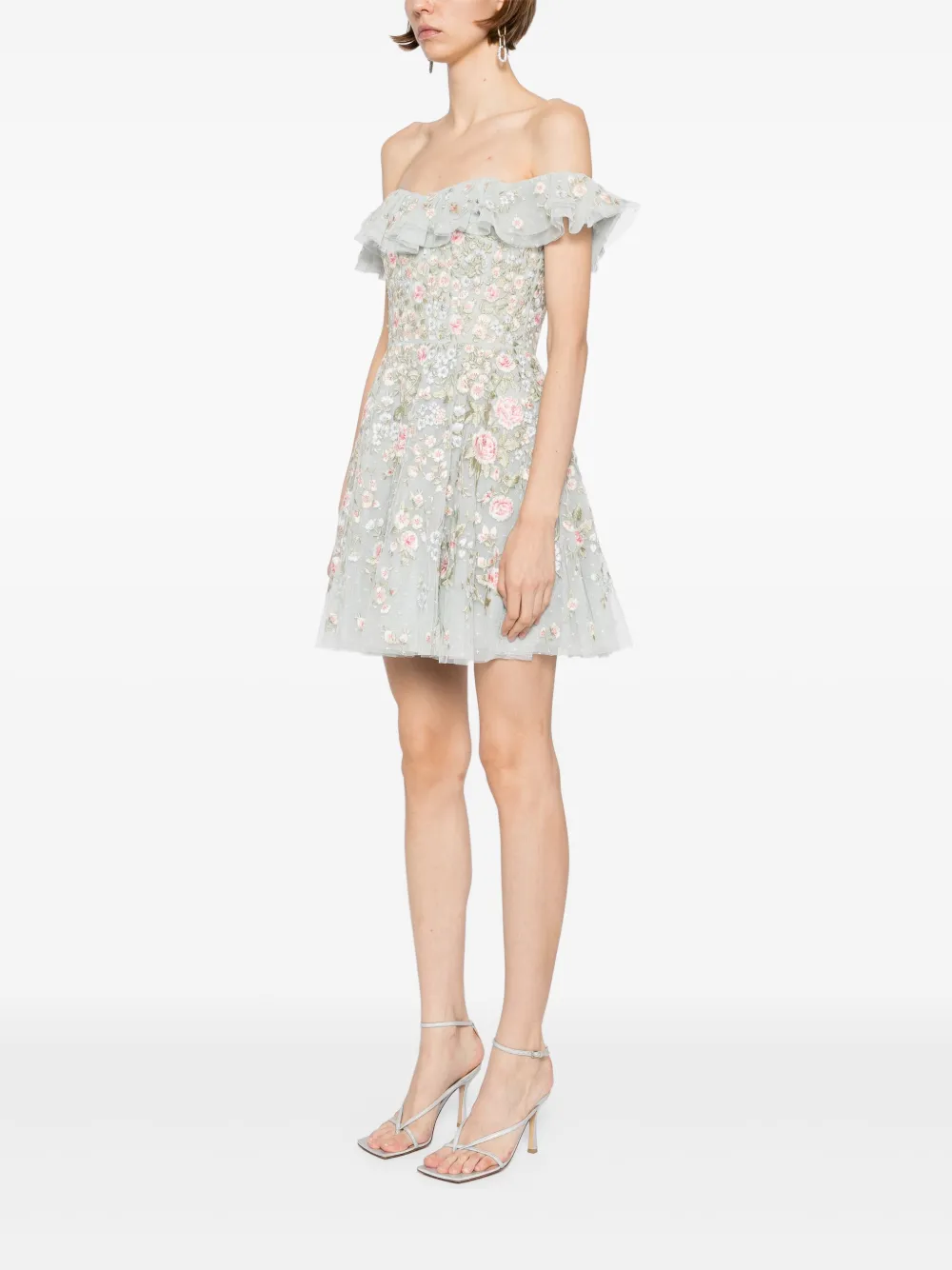 Needle & Thread Antoinettes Floral Mini Dress