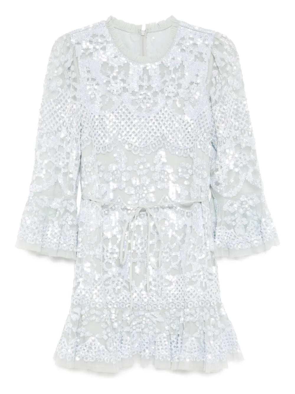 Needle & Thread sequin embellishment dress Blauw