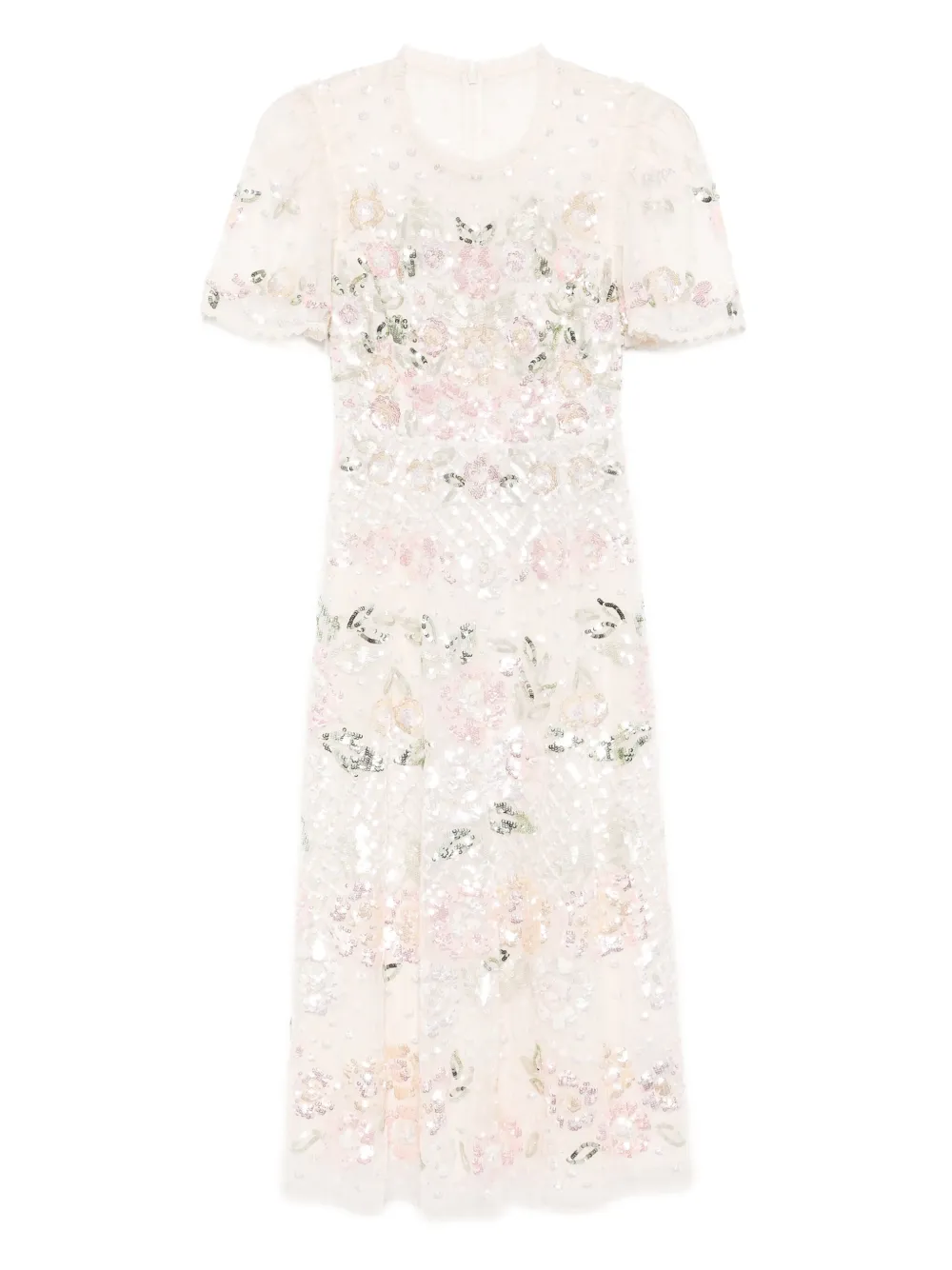 Needle & Thread sequin embellishment dress | Neutrals | Image 1