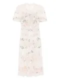 Needle & Thread sequin embellishment dress - Neutrals