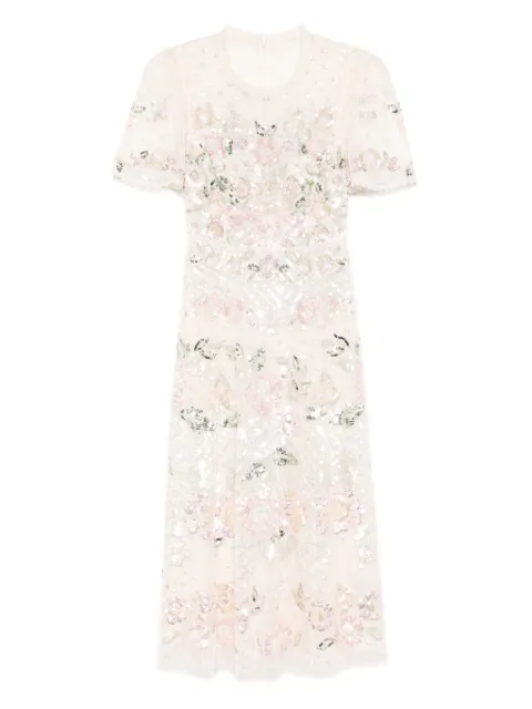 Needle & Thread sequin embellishment dress