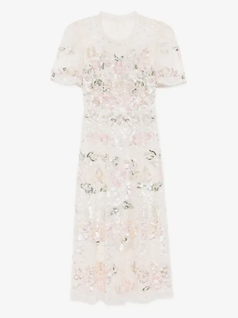 Needle & Thread sequin embellishment dress