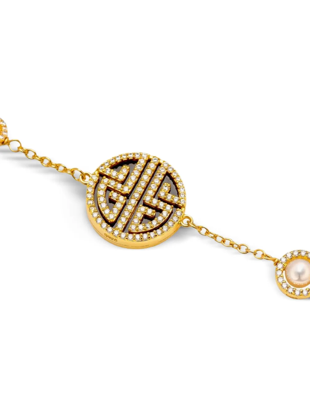 Shanghai Tang pulsera de perlas con detalles | Image 2