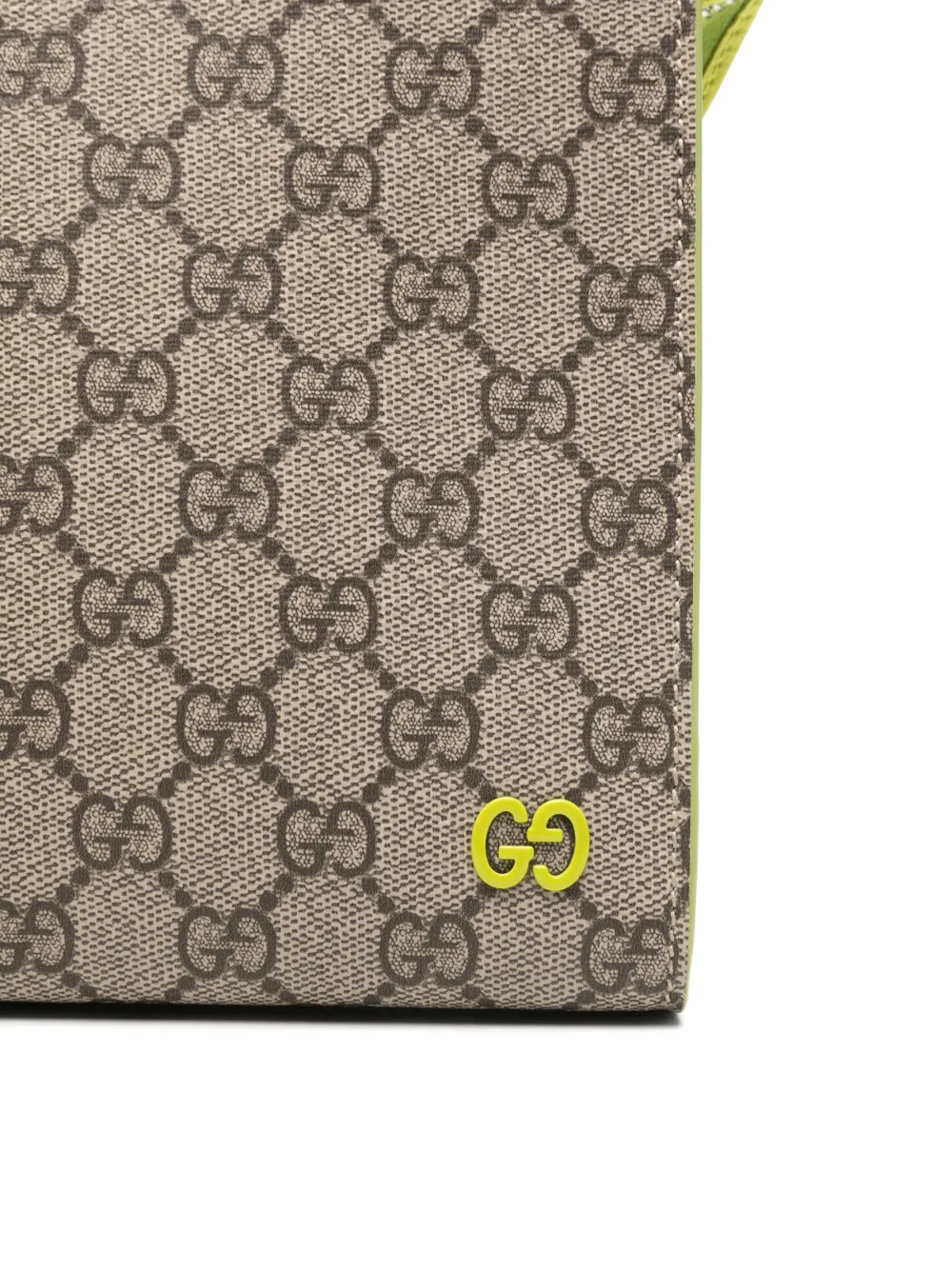 Gucci Kleine GG canvas clutch Beige