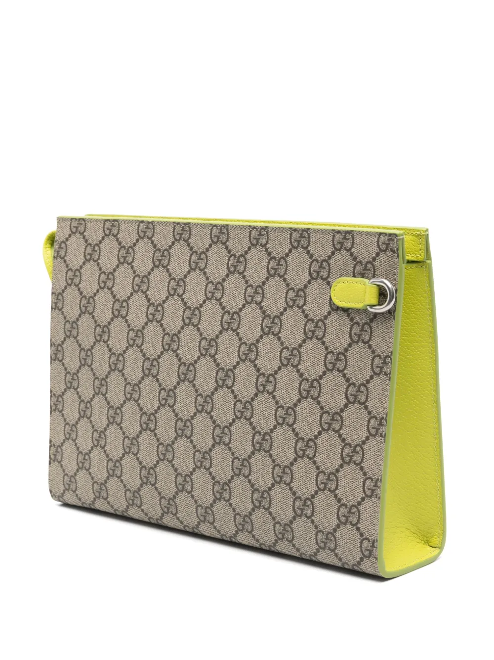 Gucci Kleine GG canvas clutch Beige