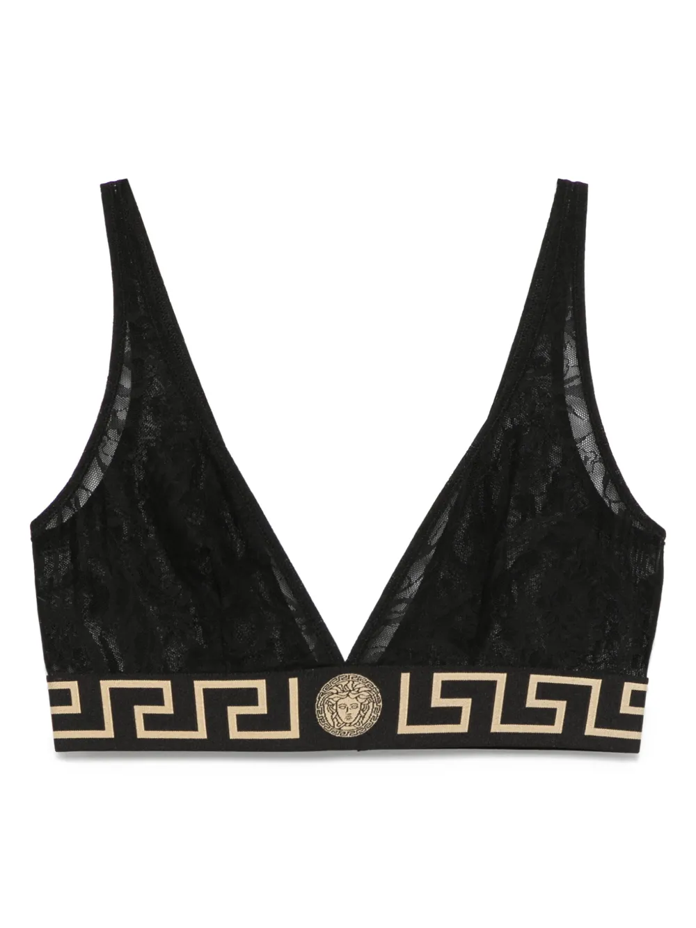 Greca-border bralette