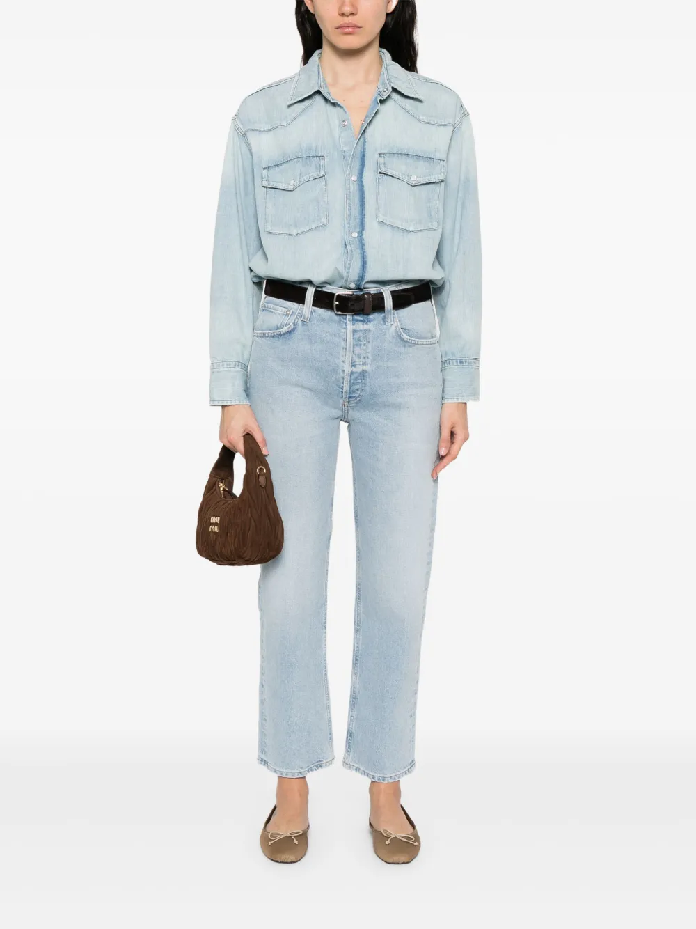 Citizens of Humanity denim shirt - Blauw
