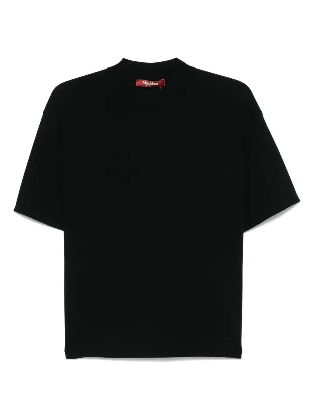 Max Mara mock-neck T-shirt - ブラック Max Mara mock-neck T-shirt - ブラック