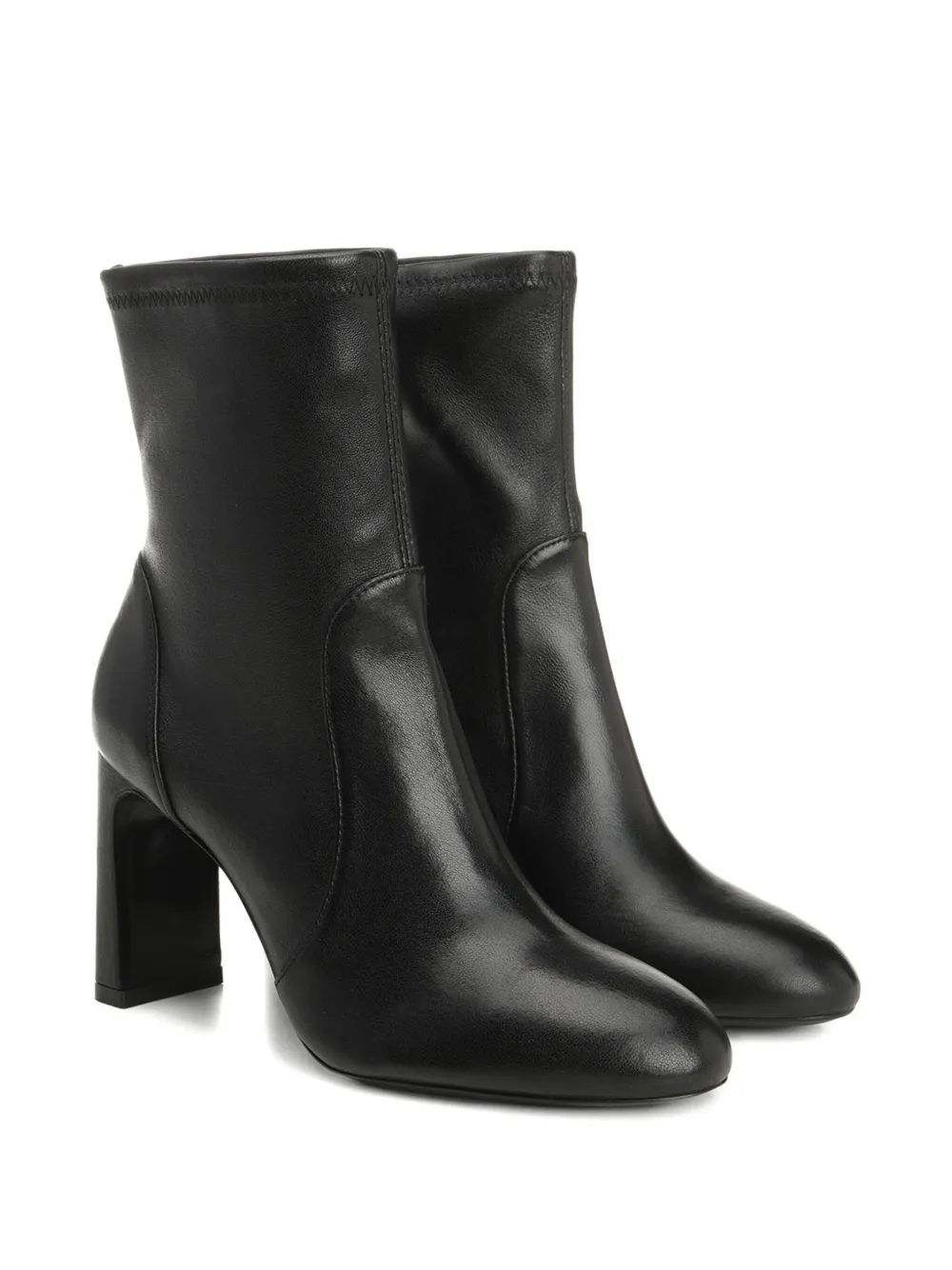 Stuart Weitzman 60mm block-heel ankle boots Black