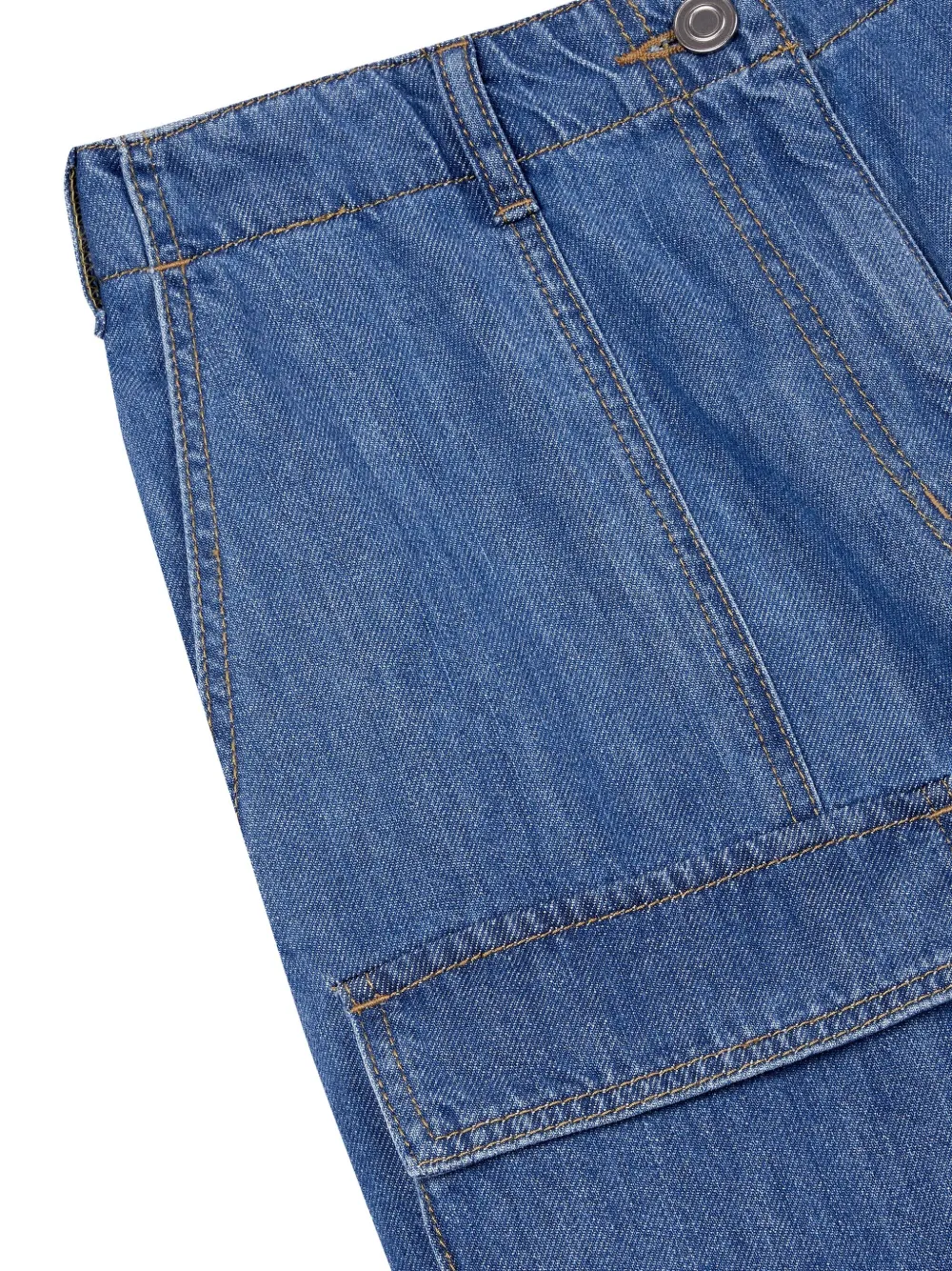 Studio Tomboy Denim-cargohose In Blue