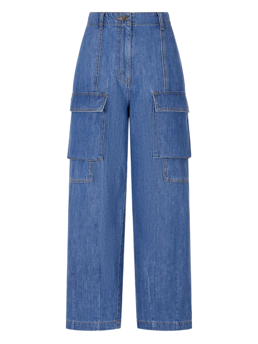 STUDIO TOMBOY cargo denim trousers | Blue | Image 1