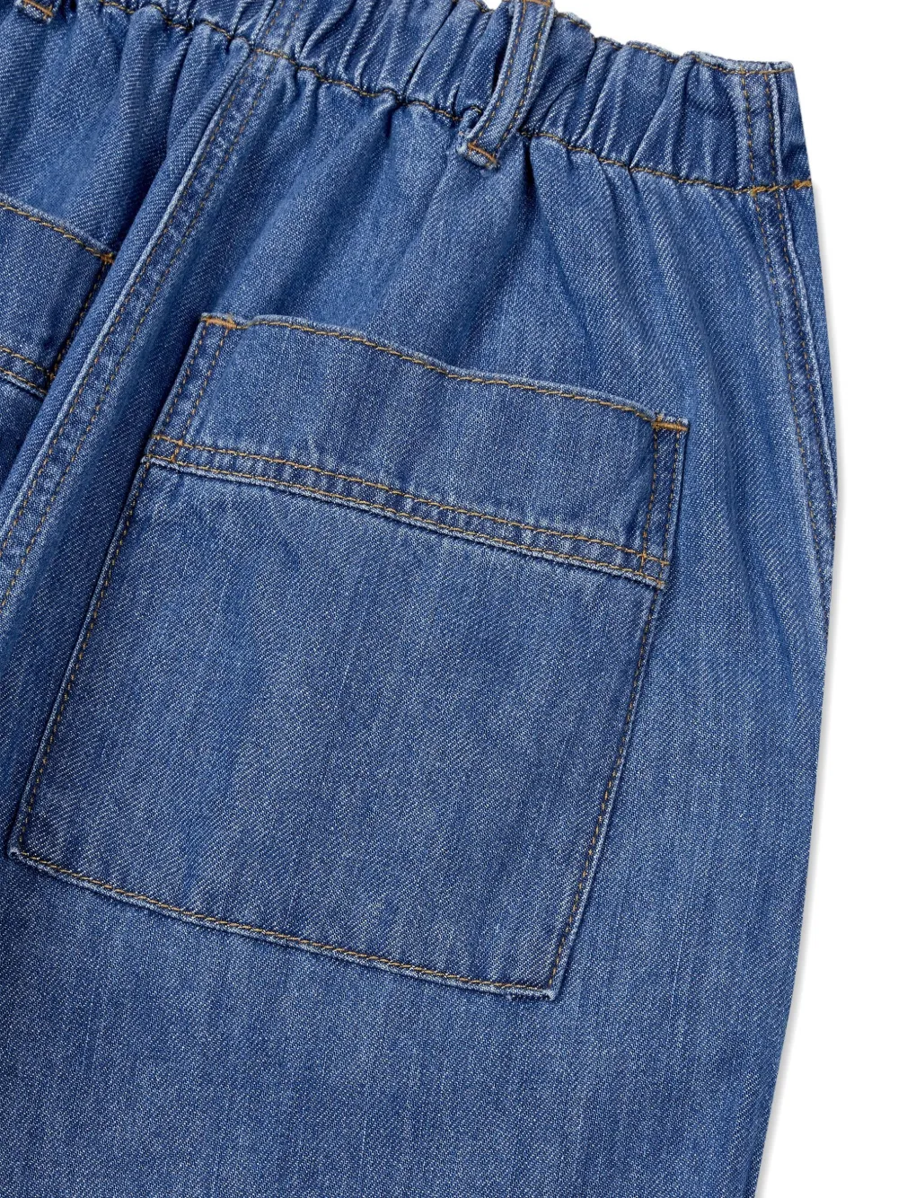 Studio Tomboy Denim-cargohose In Blue