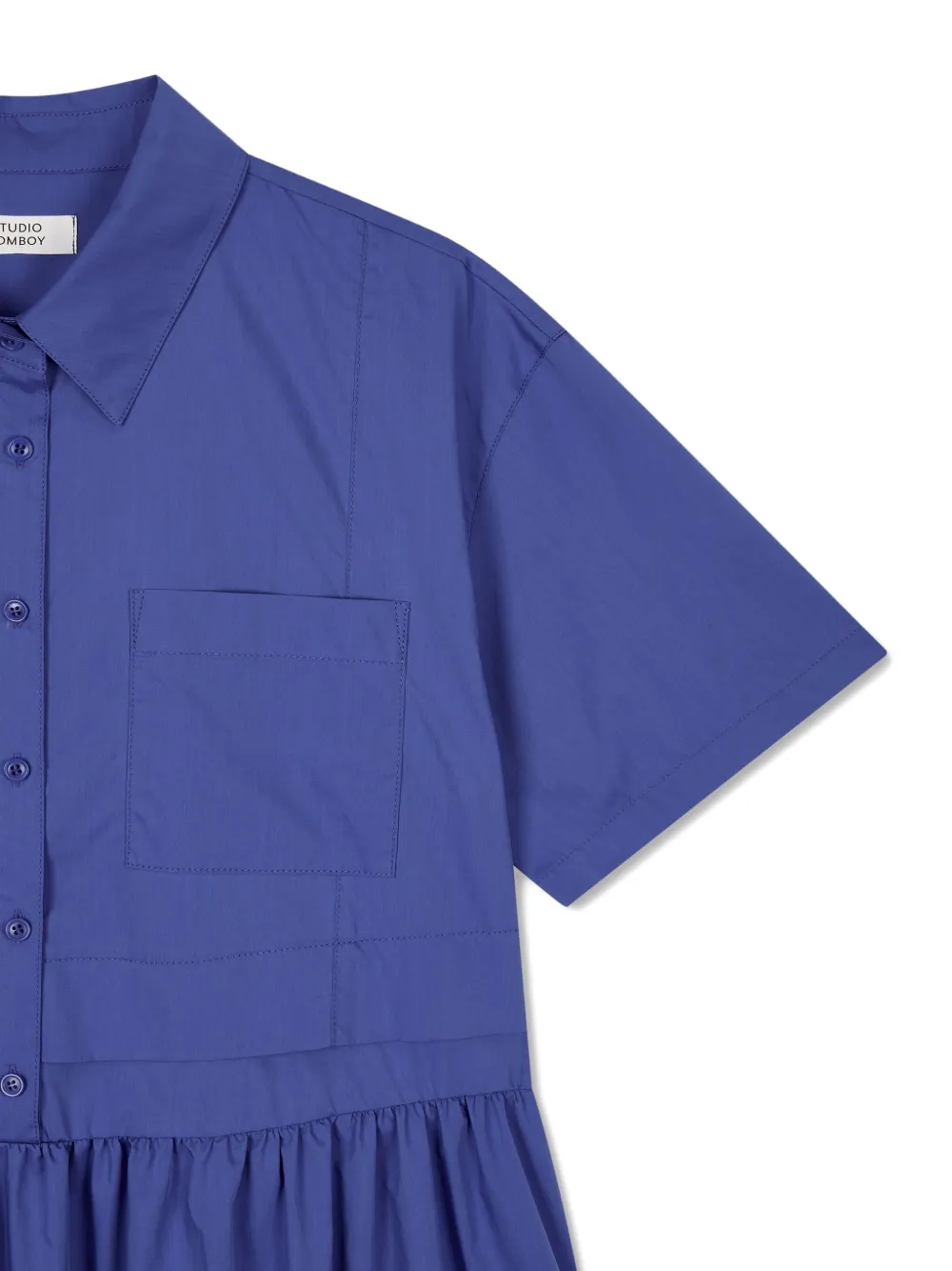 STUDIO TOMBOY Jurk met enkele zak Blauw