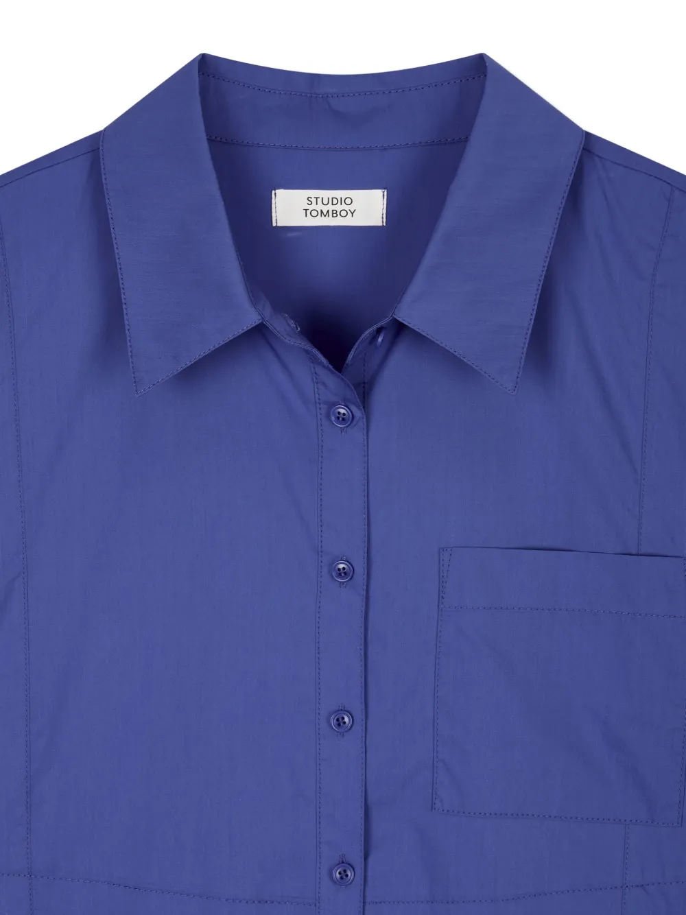 STUDIO TOMBOY Jurk met enkele zak Blauw