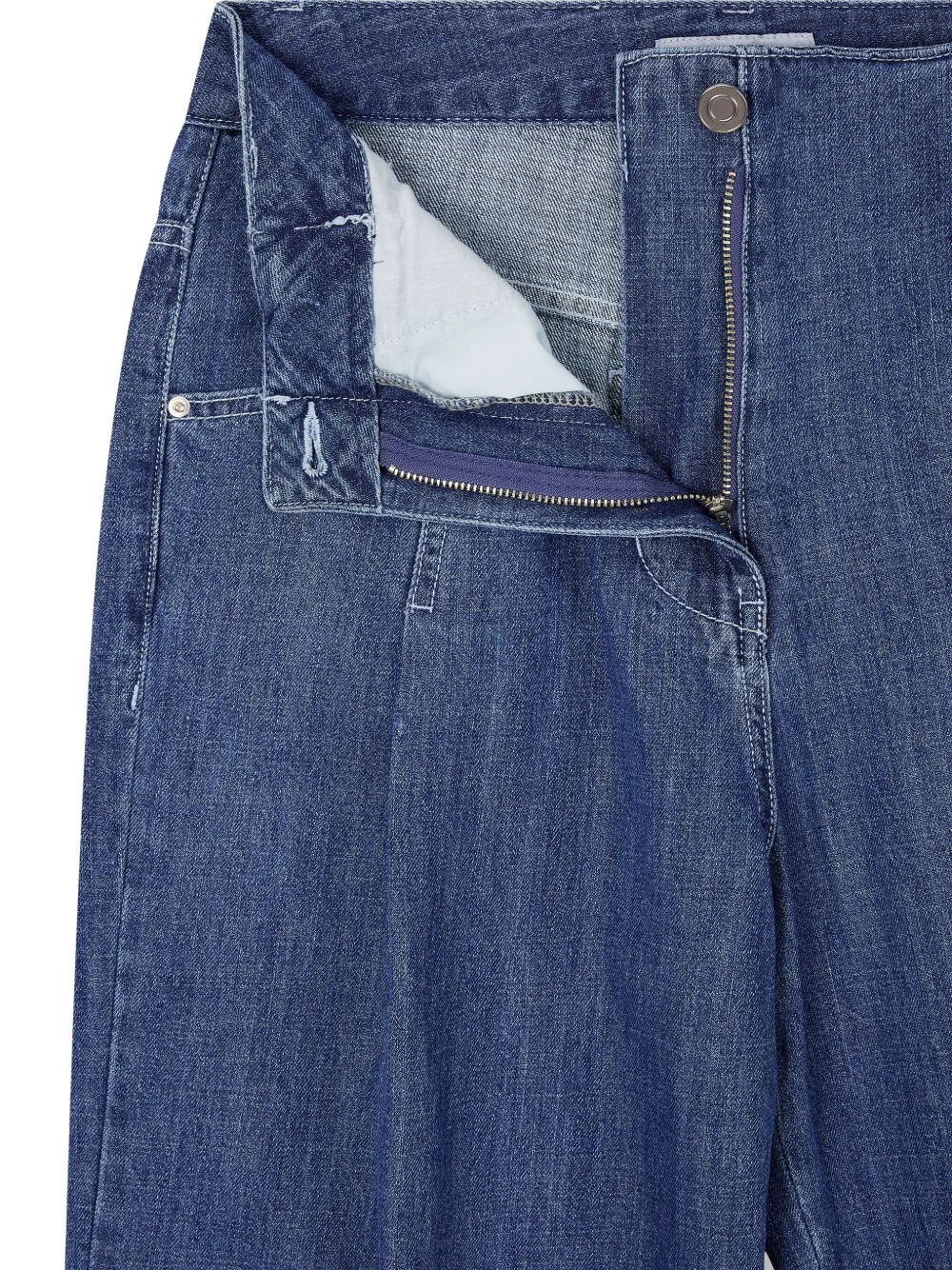 STUDIO TOMBOY Jeans met wijde pijpen Blauw