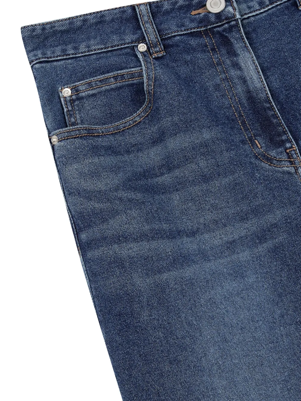 STUDIO TOMBOY Flared spijkerbroek Blauw