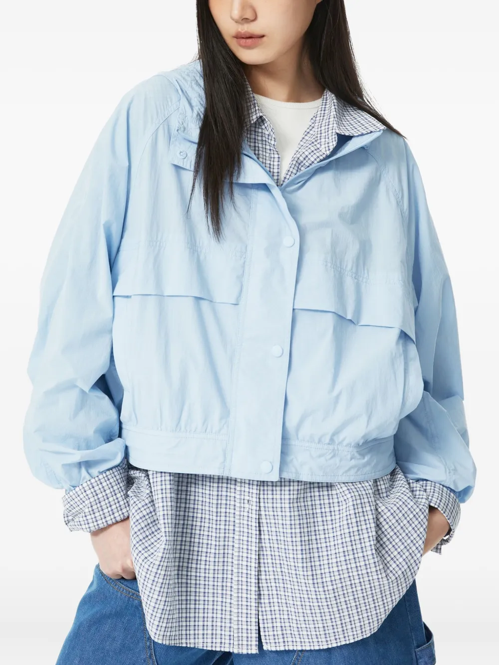 STUDIO TOMBOY Jack met capuchon Blauw