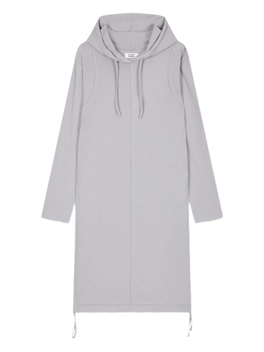 STUDIO TOMBOY layered hooded dress | Grey | Image 1
