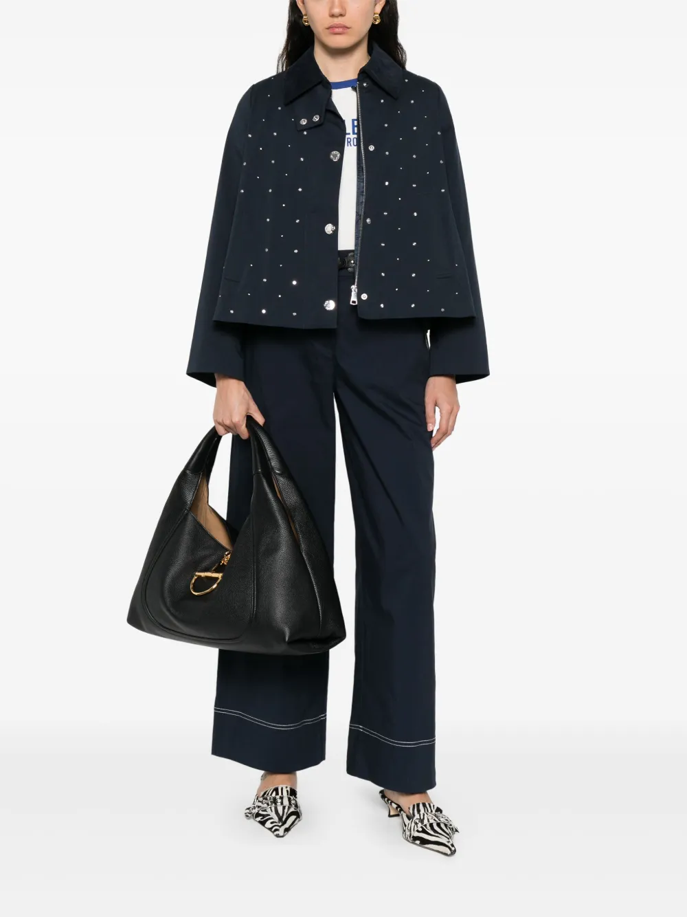 Gucci Grote Softbit shopper - Zwart
