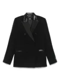 Versace sequin-embellished blazer - Black