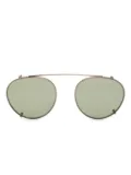 Garrett Leight William clip-on lenses - Brown