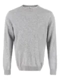 THE (Alphabet) cashmere crew-neck sweater - Grey