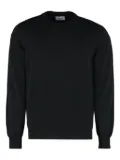 THE (Alphabet) cotton crew-neck sweatshirt - Black