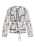 MUNTHE floral-print jacket - White