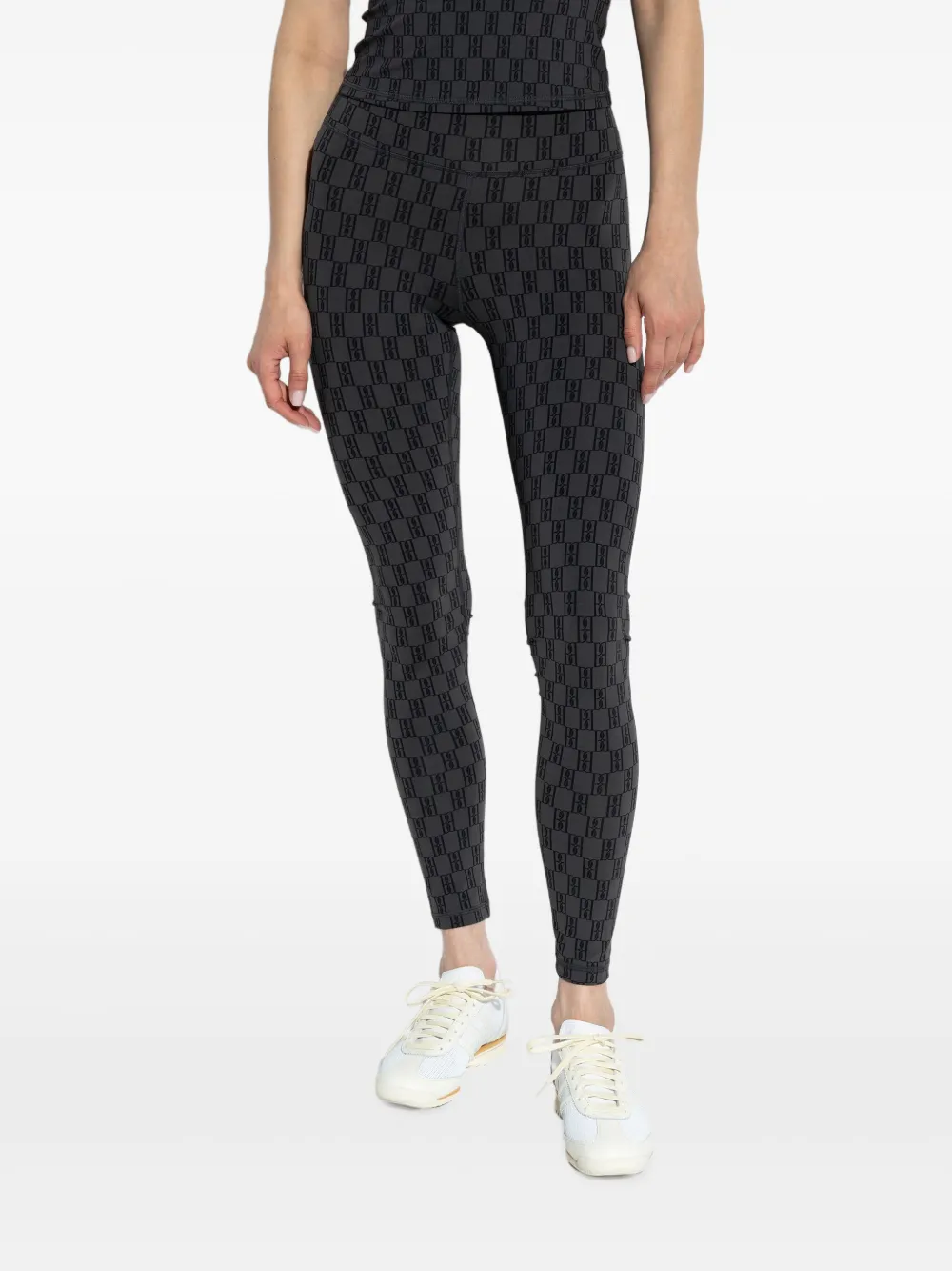 By Malene Birger Polene Monogrammed High-waisted Leggings