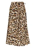 MUNTHE animal-print skirt - Neutrals