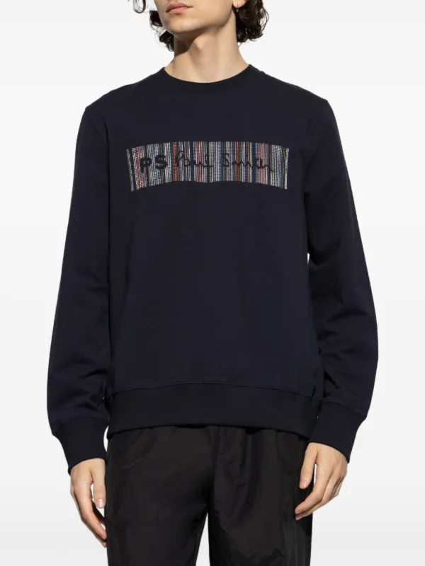 PS Paul Smith ロゴ スウェットシャツ | ブルー | FARFETCH JP