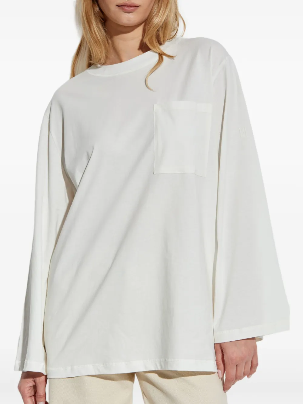 By Malene Birger Fayeh T-shirt met lange mouwen Wit