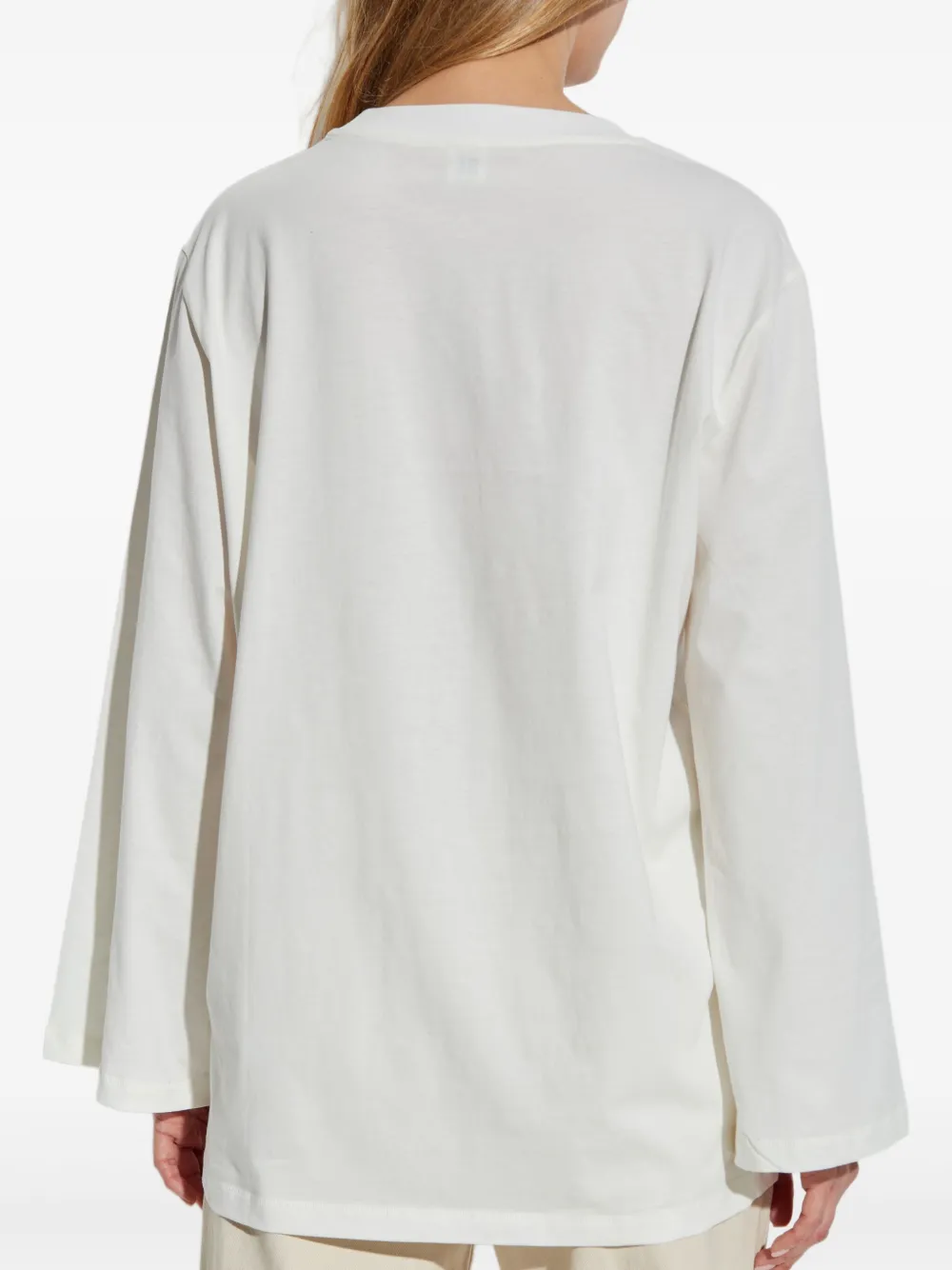 By Malene Birger Fayeh T-shirt met lange mouwen Wit