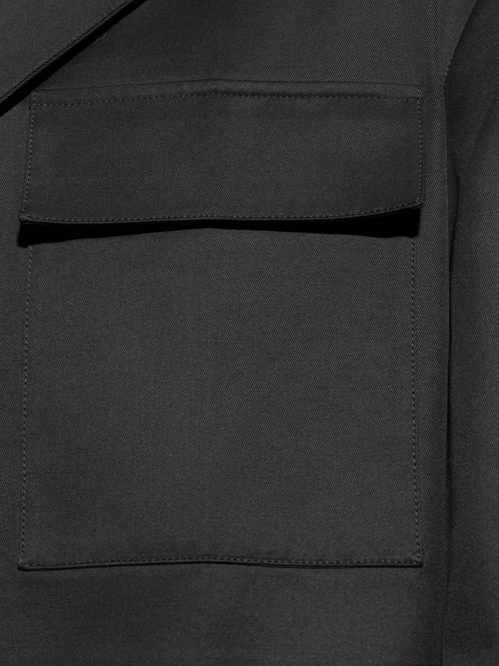 Jil Sander Button-up jack Zwart