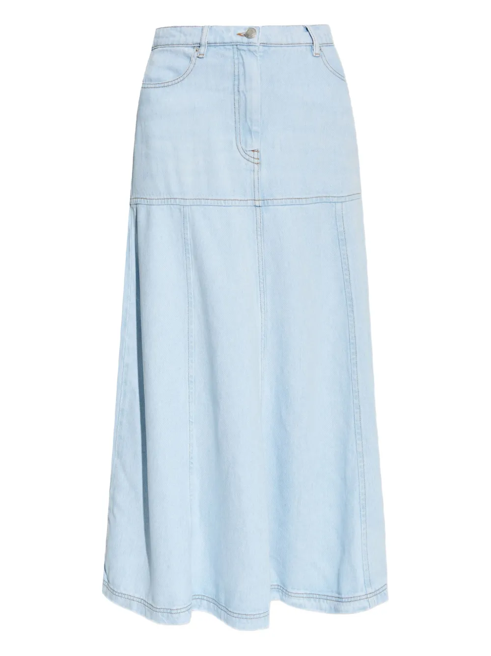 MUNTHE Tuxya denim maxi skirt - ブルー MUNTHE Tuxya denim maxi skirt - ブルー