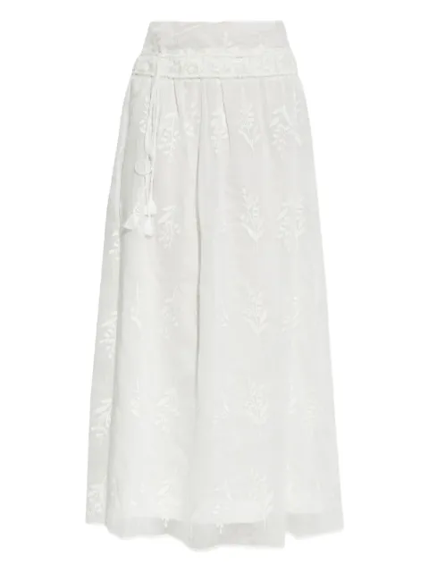 MUNTHE falda midi bordada