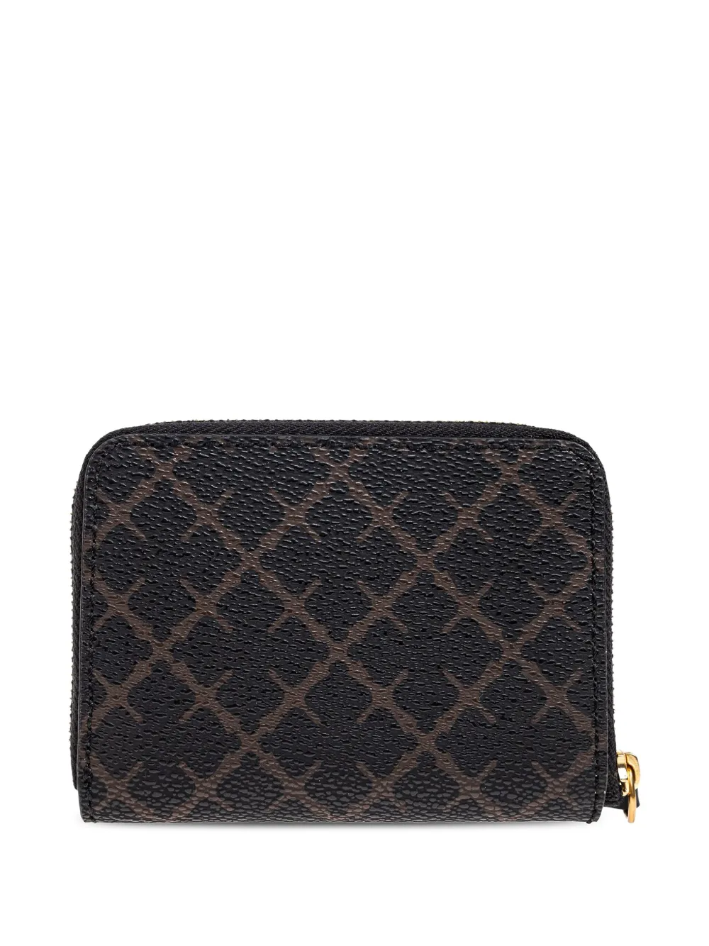 By Malene Birger Canvas portemonnee met patroon - Zwart