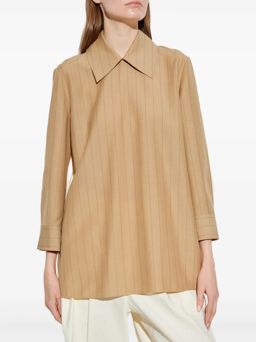 Jil Sander Pinstriped Blouse