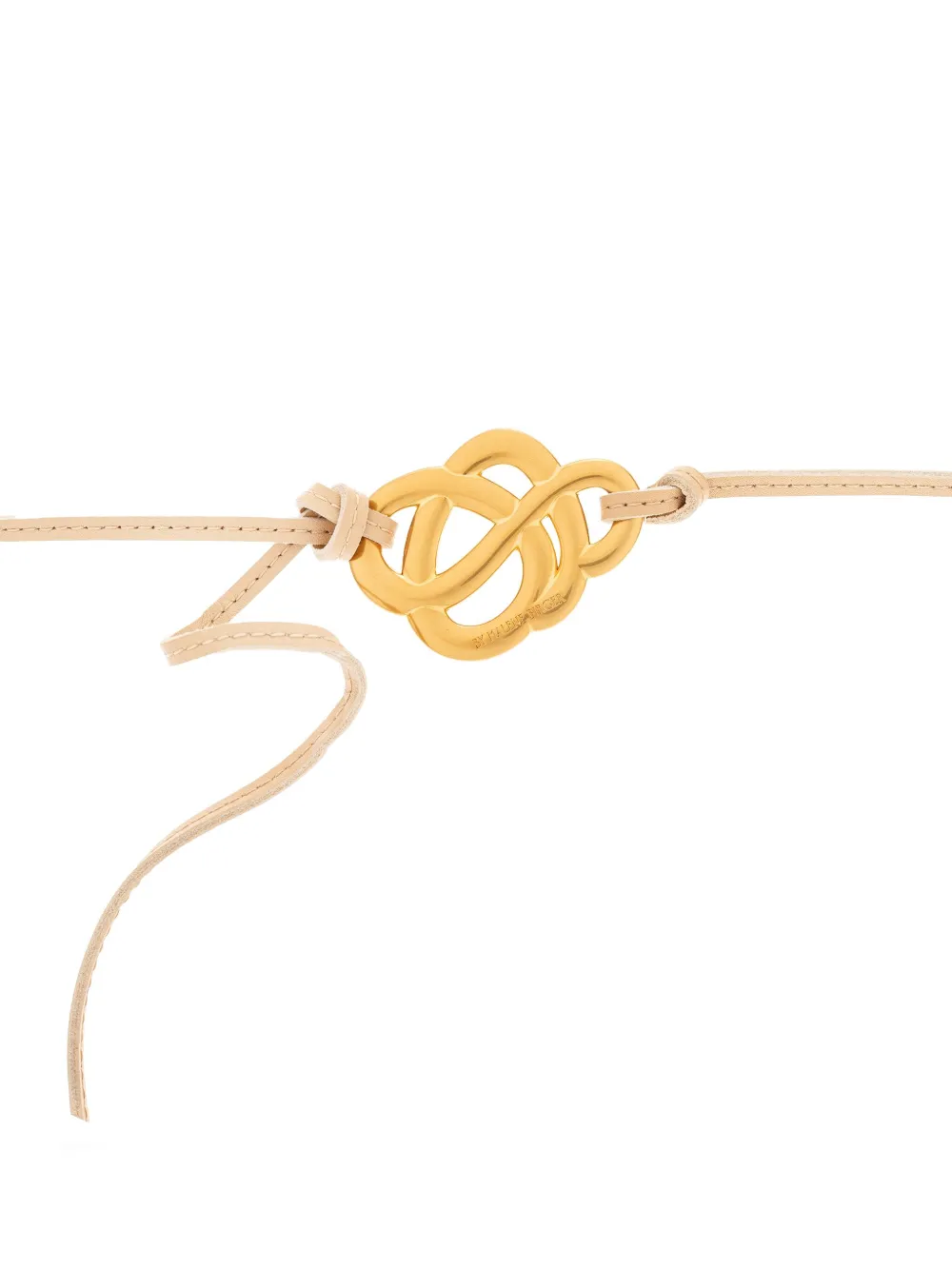 By Malene Birger Sallon leather belt - Beige