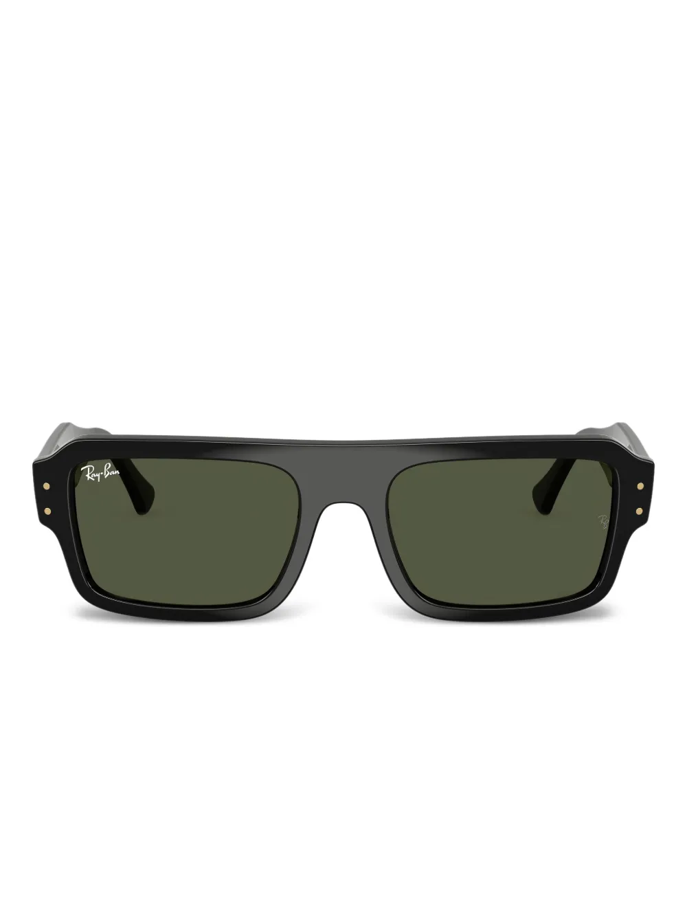 Ray-Ban Zonnebril met rechthoekig montuur Zwart