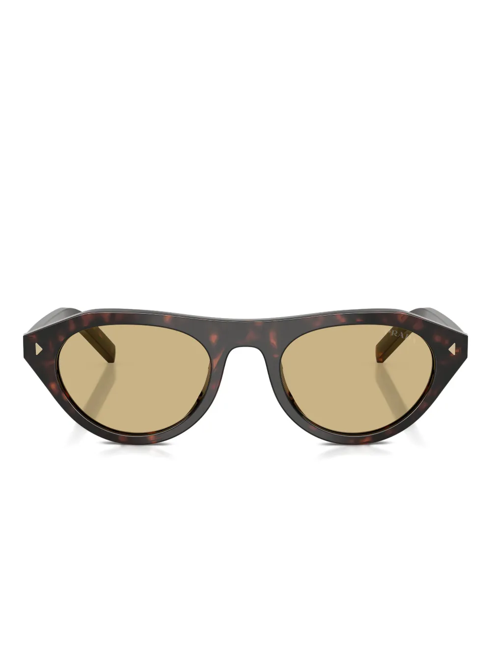Prada Eyewear Zonnebril met cat-eye montuur Bruin