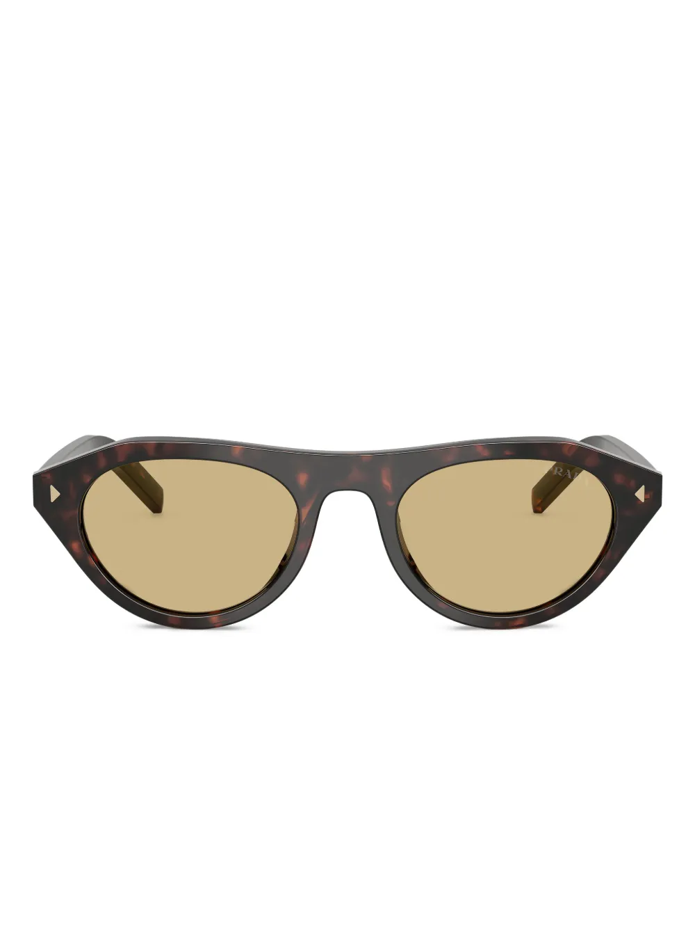 Prada Eyewear Zonnebril met cat-eye montuur Bruin