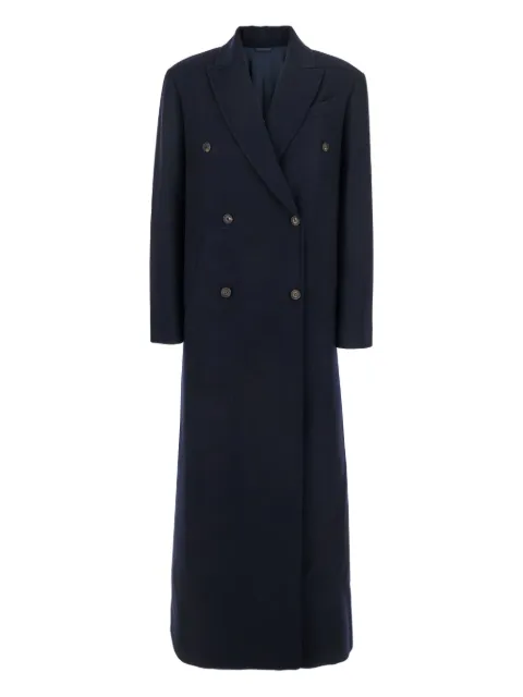 Brunello Cucinelli double-breasted long coat