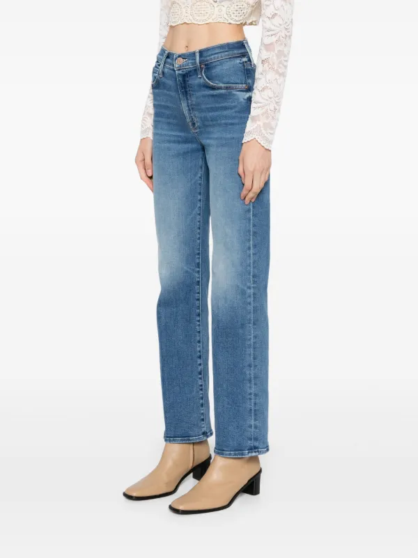 MOTHER Petite Lil' Kick It Jeans | Blue | FARFETCH